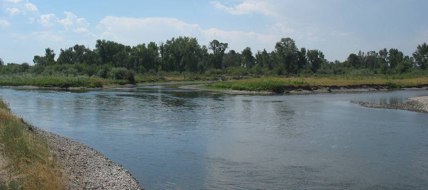 Confluence of Madison & Jefferson Rivers in Missouri Headwaters State Park