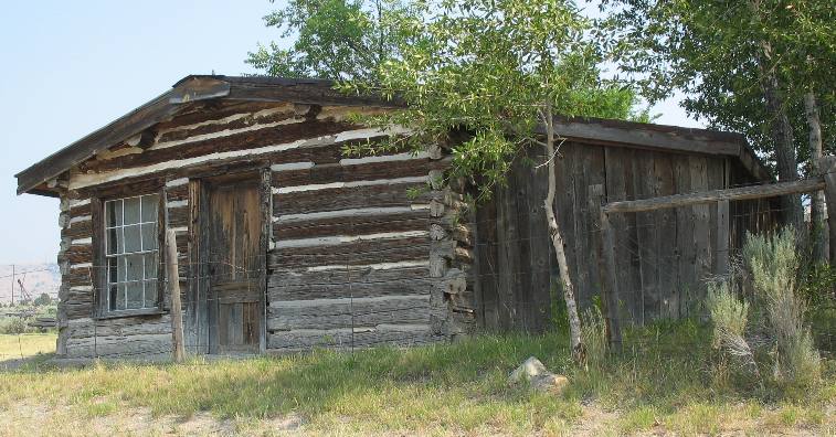 Old buildings being preserved in Navada City, Montana
