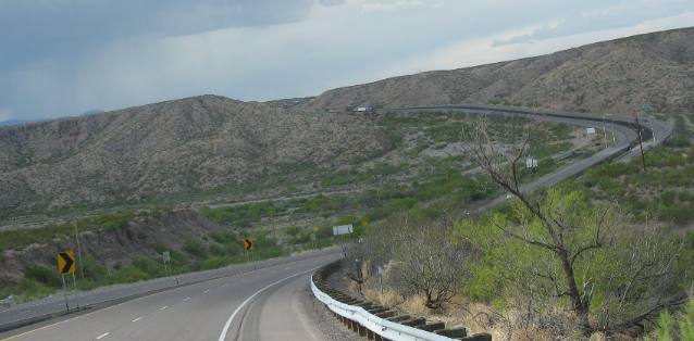 I-25 south of Truth or Consequences, New Mexico