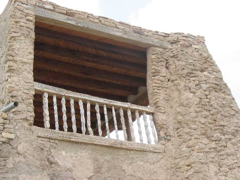 Adobe & rock construction Sky City Pueblo of Acoma