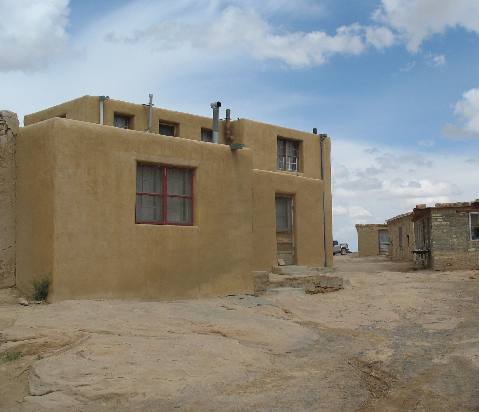 Adobe construction Sky City Pueblo of Acoma