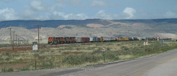 RR along New Mexico's State Road-6 west of Los Lunas