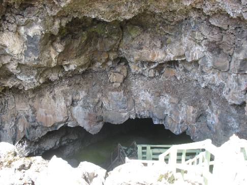 Ice Cave at Bandera Volcano