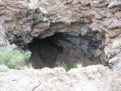 Lava tube "cave" in El Malpais National Mounument