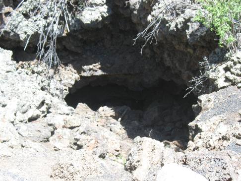 Lava tube "cave" in El Malpais National Mounument
