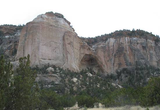 La Ventana Arch on east side of El Malpais National Monument