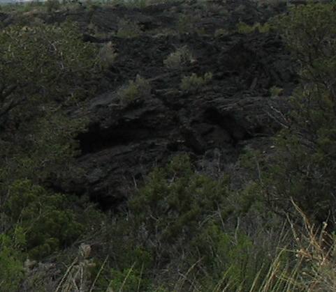 Lava flow in El Malpais National Monument