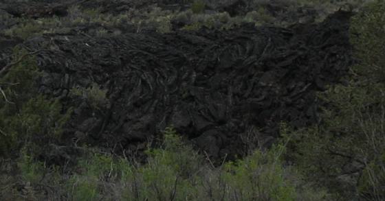 Eastern edge of lava flow in El Malpais National Monument