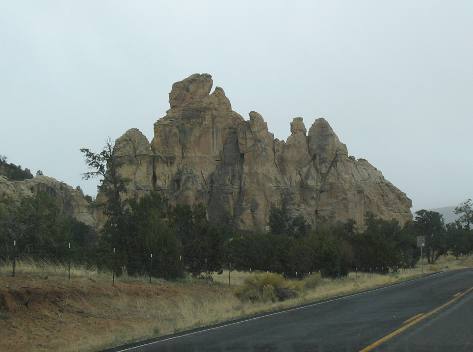 Hoodoos beginning to form