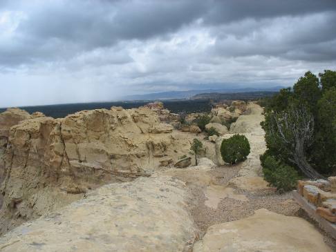 Sandstone Cliff on eastern side of El Malpais
