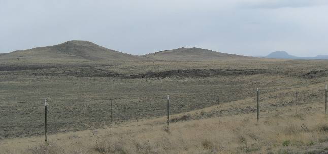 Cinder cones of ancient volcanos