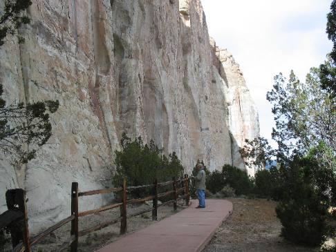 Inscription rock at El Morro National Monument