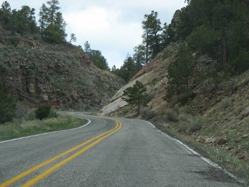 Mt Taylor road cut