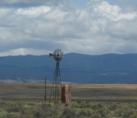 On the plain southwest of Mt Taylor where old and new meet