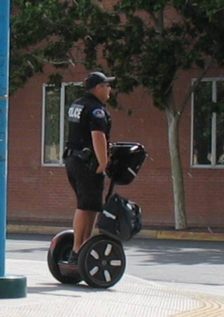Segway cop on patrol in Albuquerque