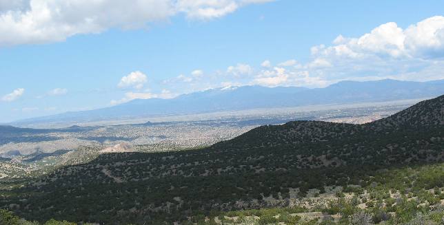 Sangre De Christo Mountains and Mt Taylor