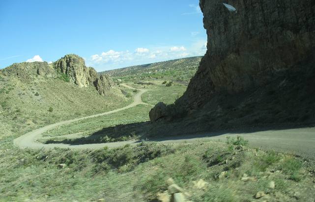 Mountains west of Cerellos, New Mexico