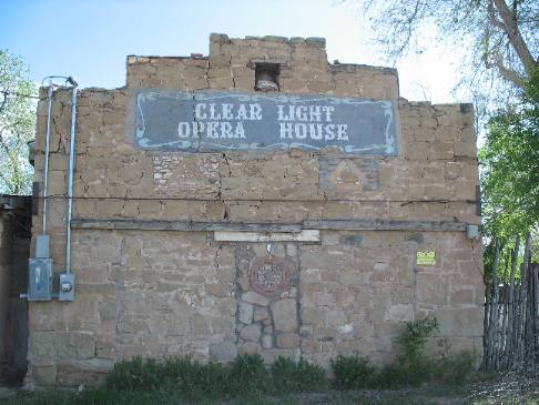 Clear Light Opera House Cerrillos, New Mexico