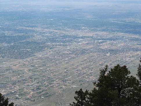 View of Albuquerque from Sandia Peak