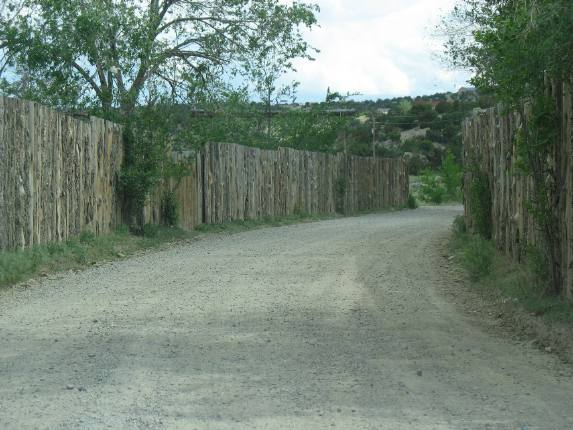Gold Mine Road in Madrid, New Mexico