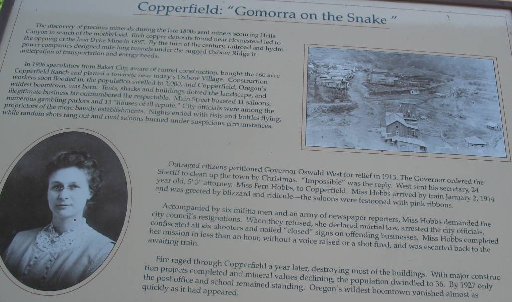 Homestead, Oxebow and Copperfield: "Gomorra on the Snake"