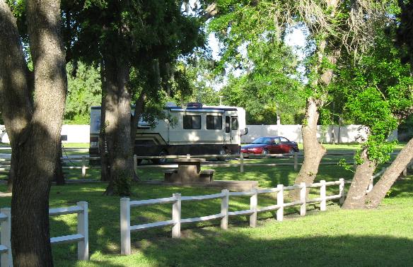 City Campground "Lions Park" in Refugio, Texas