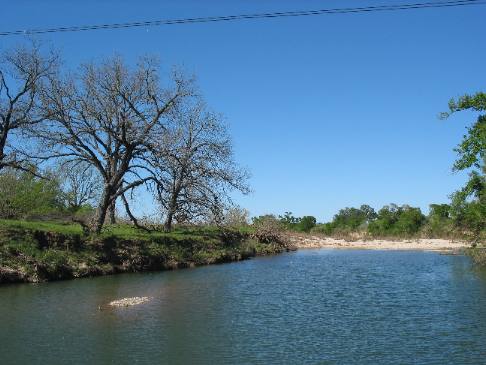 Perdnales River east of Fredericksburg, Texas
