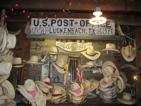 Luckenbach memorabelia shop