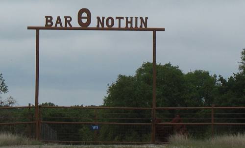 Bar O Nothin Ranch in Texas Hill Country