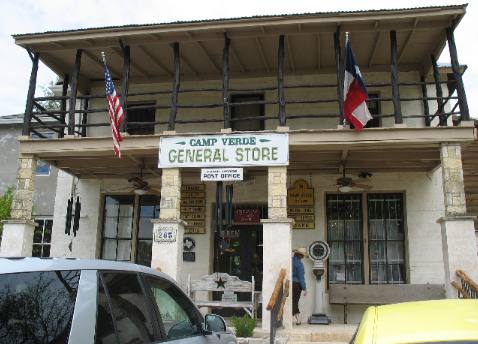 Camp Verde General Store  north of Bandera