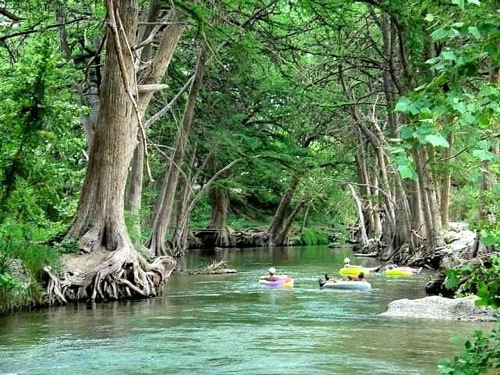 Floating down the Frio River is big time fun out of Concan