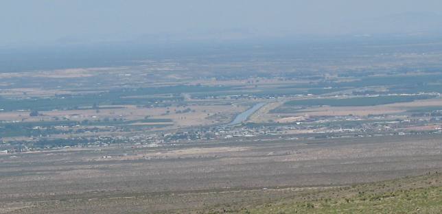 View of Rio Grande Valley from Franklin Mountains
