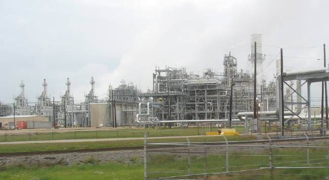 Dow Chemical facility in Freeport, Texas