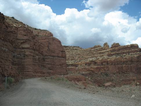 View on the Moki Dugway