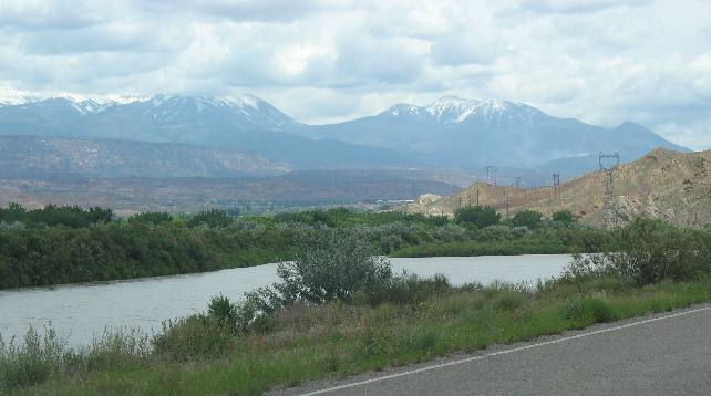 La Sal Mountains in western Colorado