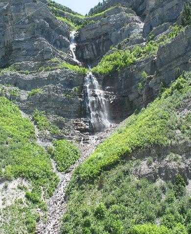 Waterfall in East Provo Canyon