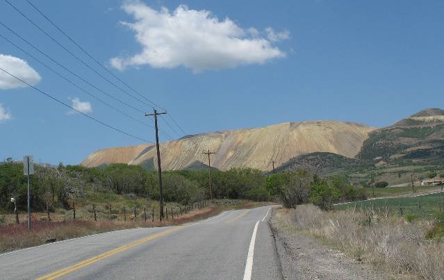 Overburden from Kennecott's Bingham Canyon Copper Mine
