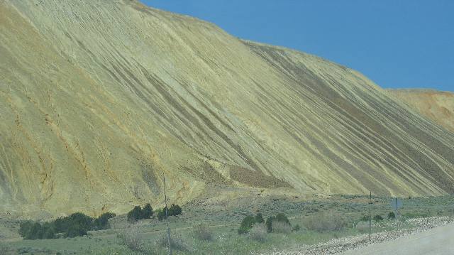 Overburden from Kennecott's Bingham Canyon Copper Mine