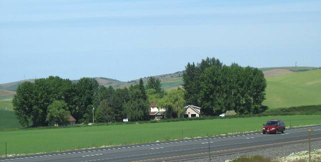 Farm house in the Palouse Region of Idaho