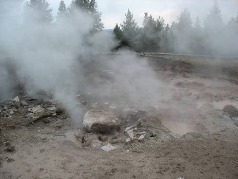 Fumarole in Yellowstone National Park 