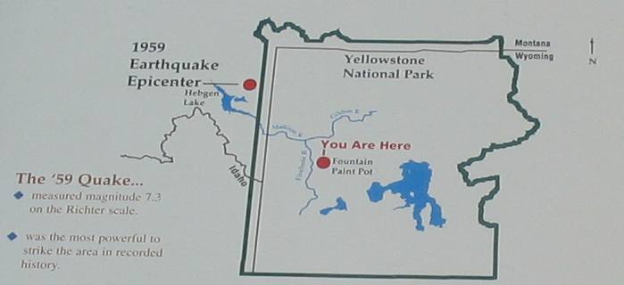 The 1959 Earthquake also know as the Hebgen Lake Earthquake