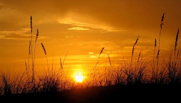 Sunset picture from St Andrews State Park