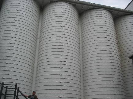 Grain Silos Jack Daniel's Distillery Tour