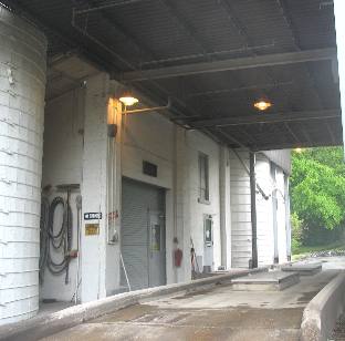 Grain delivery area of the Jack Daniel's Distillery