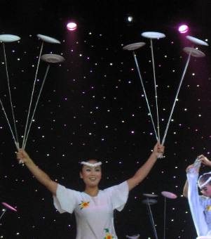 Peking Acrobats on the General Jackson Showboat