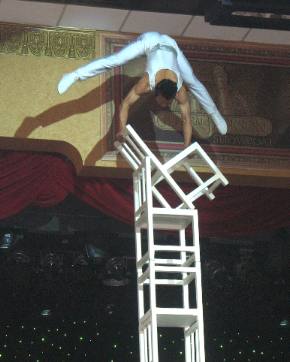 Peking Acrobats on the General Jackson Showboat