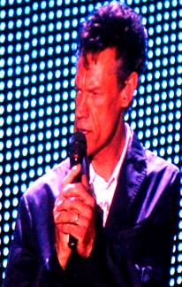 Randy Travis performing at the 2008 CMA Music Festival