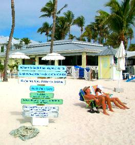 Southernmost Beach and the Southernmost Cafe & Bar