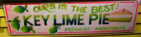 Key Lime Pie shoppe sign