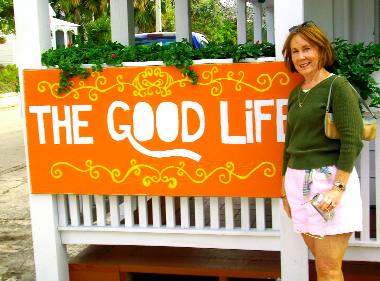 Joyce Hendrix enjoying The Good Life in Old Town Key West